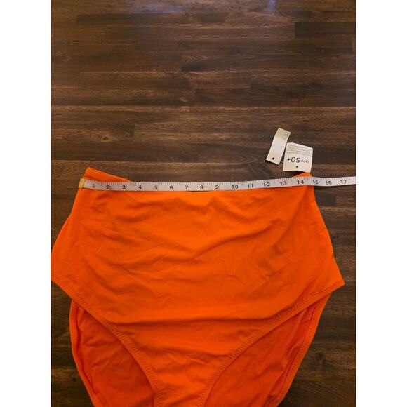 Amazon Essentials Bikini Bottom Orange Size 1X Plus Size High Waist NWT - Picture 2 of 7